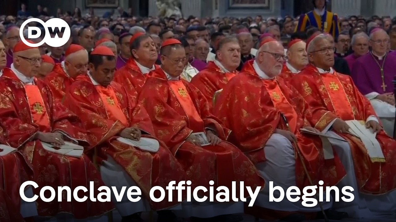 Papal conclave officially begins with morning prayer at Saint Peter's Basilica | DW News