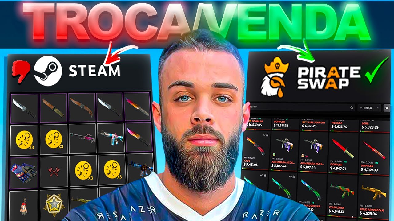 Uma FACA de R$ 1206 por R$ 893 - Esse é o MELHOR jeito de TROCAR, COMPRAR ou MELHORAR as SKINS de CS