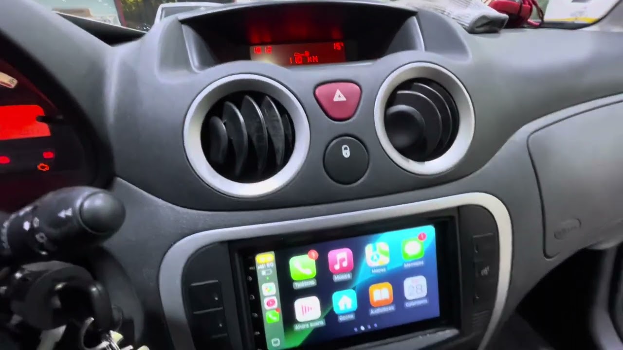 Instalación radio 2 din android citroen c3 ,2006