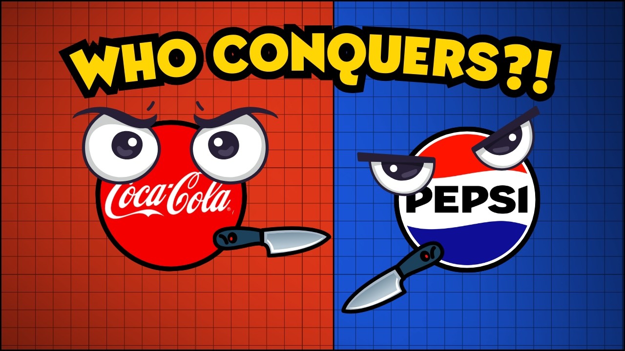 Coke vs Pepsi Marble Territory War: INSANE - Who Wins?!