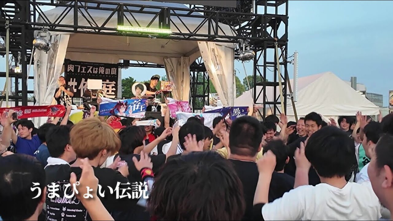 【肉フェス 2024】「うまぴょい伝説」 ウマ娘【オタ芸】 相葉 お台場 DJ OHASHIDISCO  Meat Fes #俺庭
