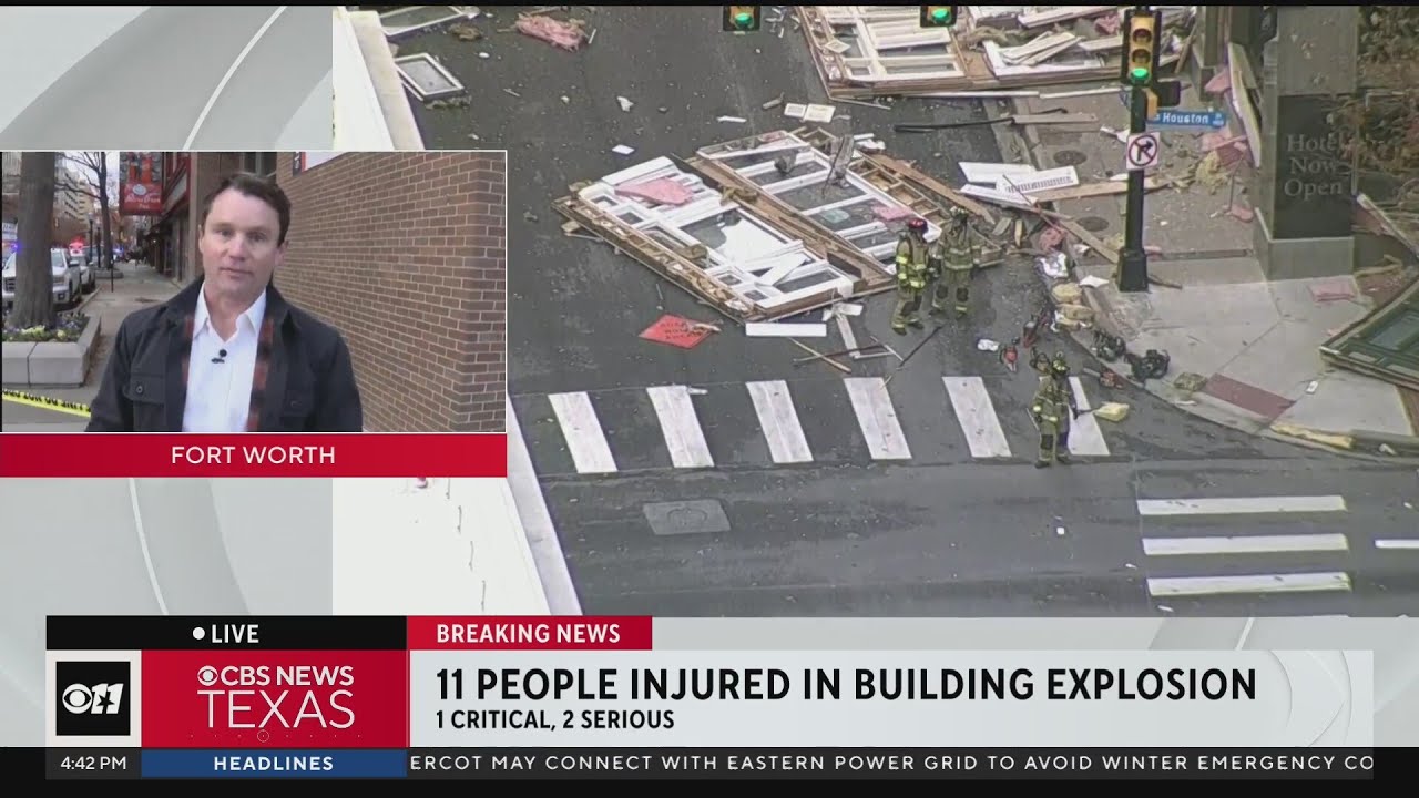 Explosion at Fort Worth hotel injures 11