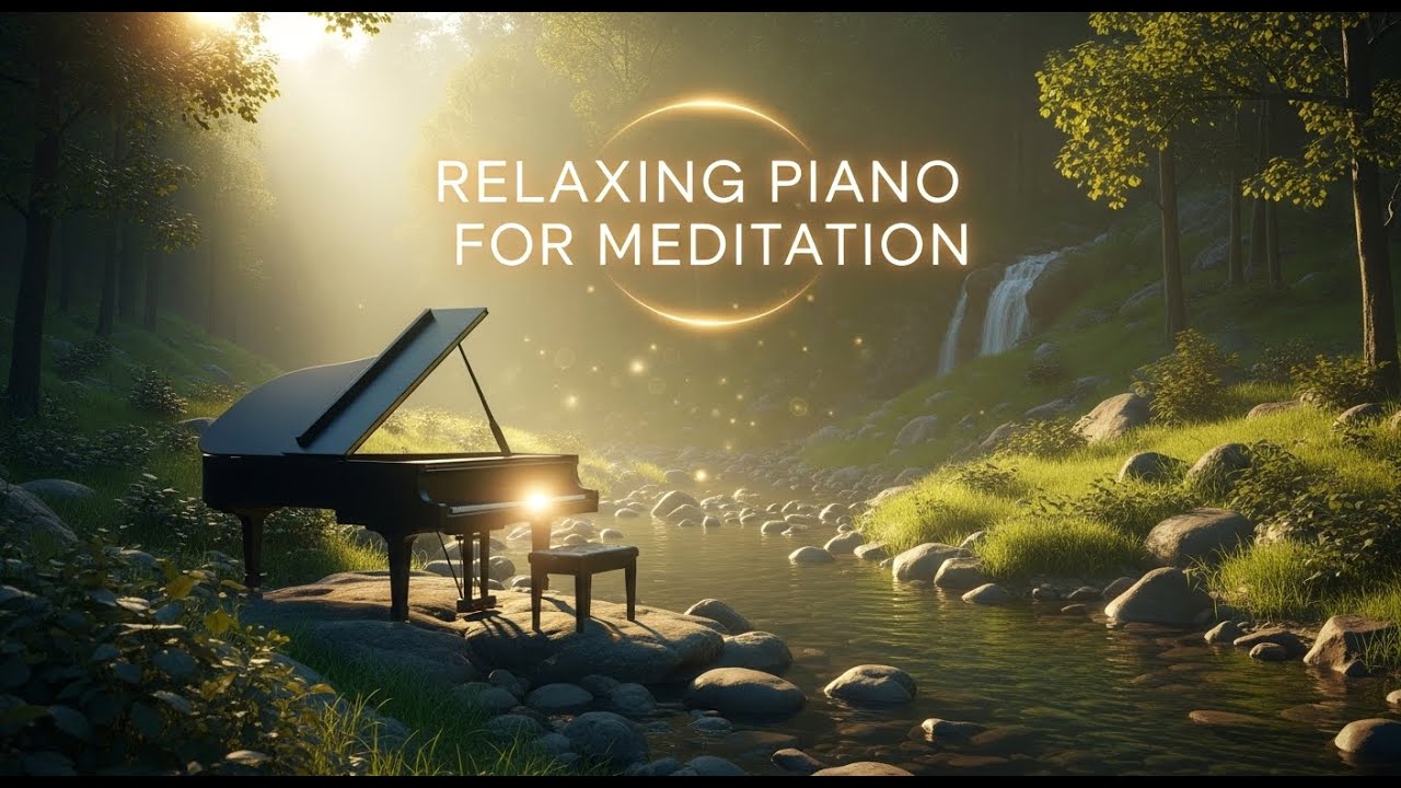 Relaxing piano for meditation #PianoMusic #NatureSounds #WaterfallSounds #JungleVibes #NaturePiano