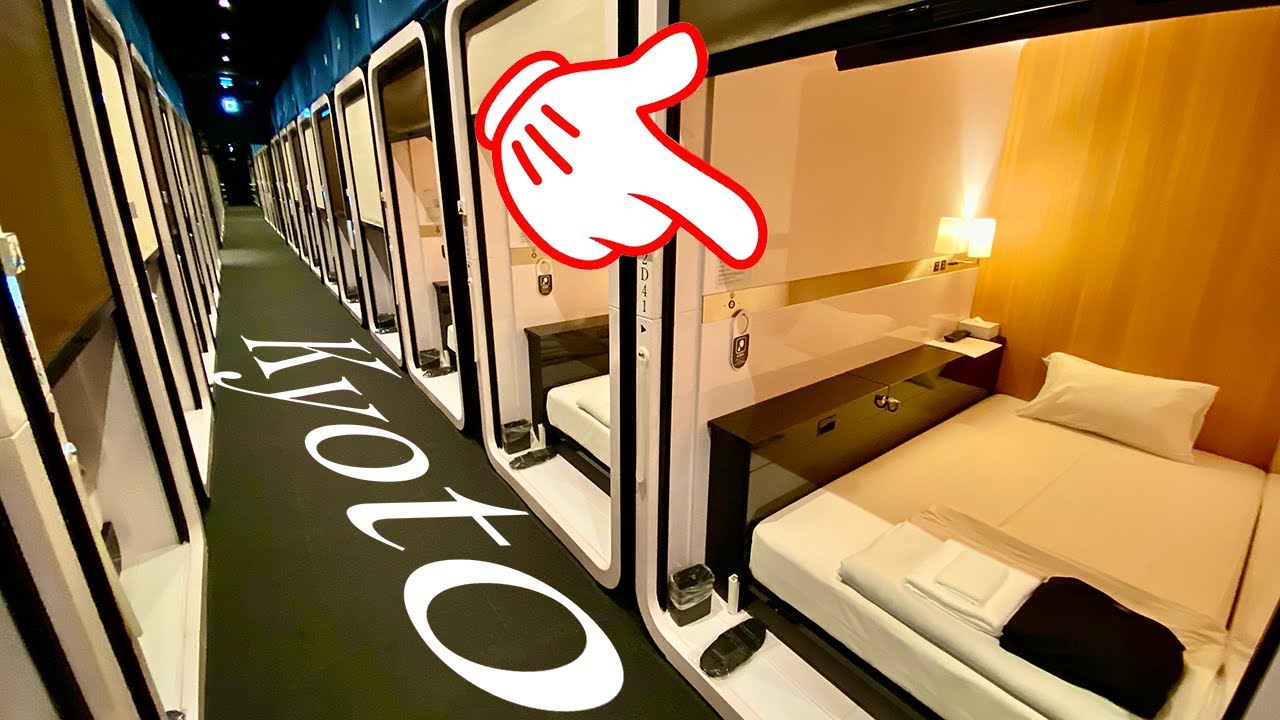 22 доллара! Останавливались в новом капсульном отеле в Киото 😴 First Cabin Kyoto Castle Nijo