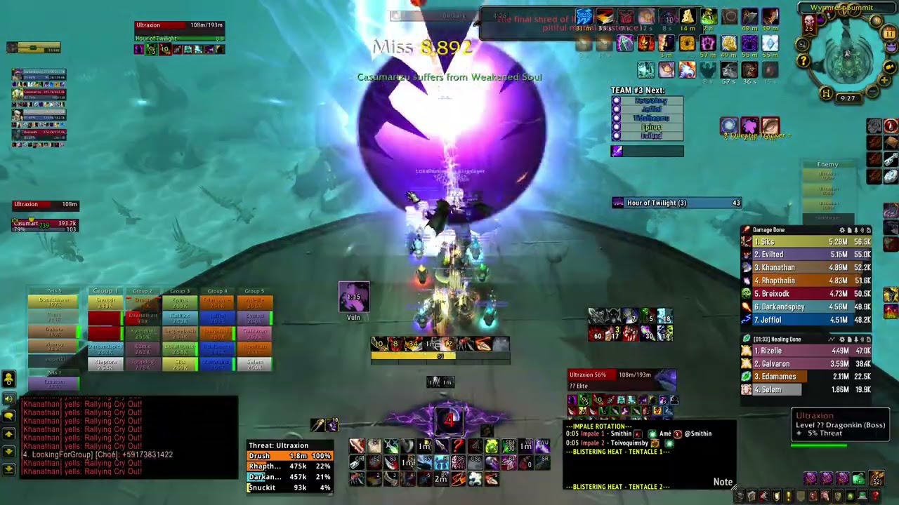 Versus - Dragon Soul 25-Man Heroic Ultraxion Rogue POV