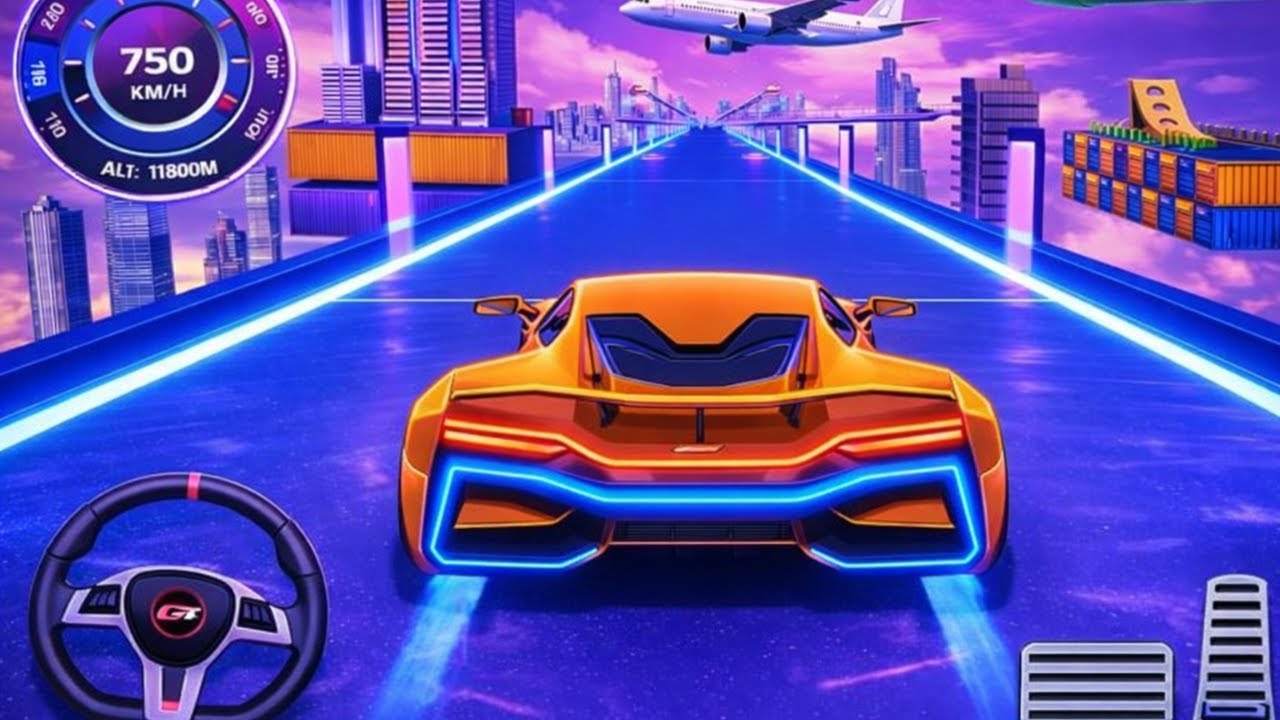 Ultimate Mega Ramp Race 3D Challenge  GT Car Stunt Master Simulator – Android Gameplay  part 3