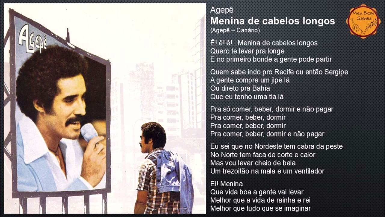 Agepê - Menina de cabelos longos (1977)