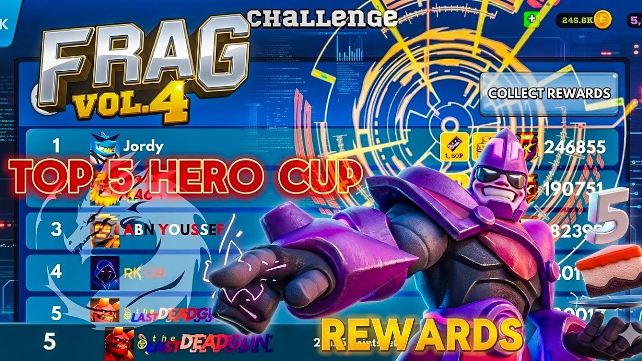 TOP 5 Hero Cup 🎁 | Claiming My Rewards!