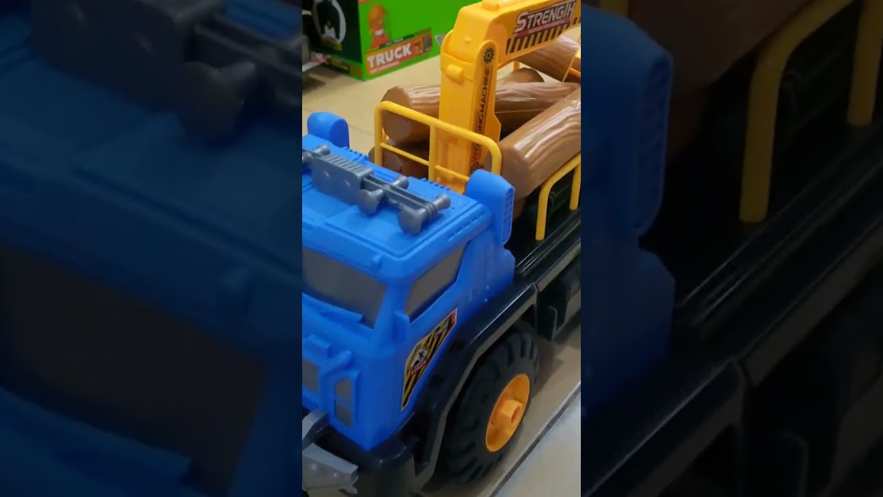 MOBIL TRUK KAYU #anakanak #mainan #viral #truck #mainanviral #toys