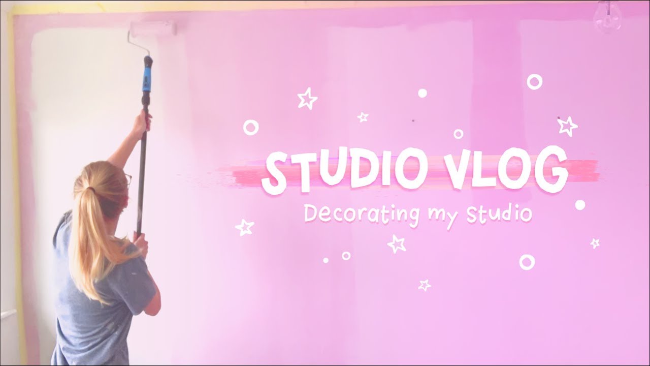 STUDIO VLOG | Decorating my Studio!