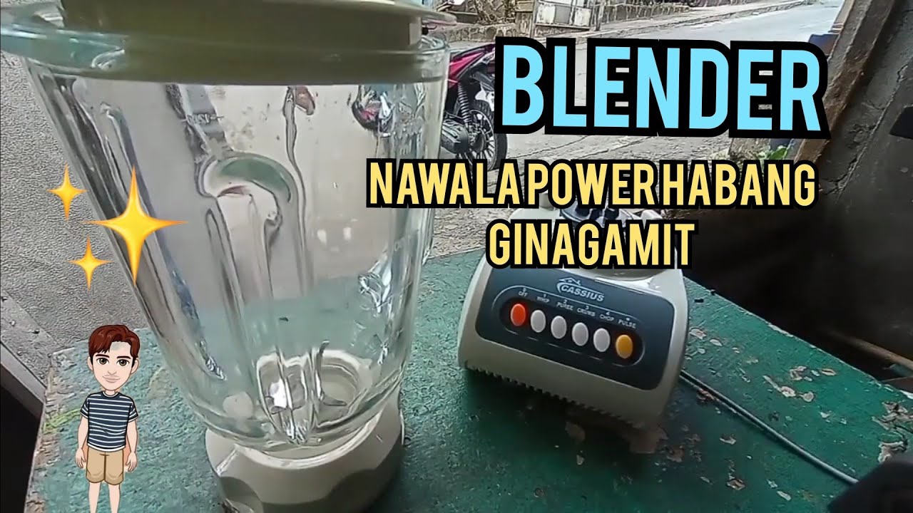 Blender nawala power habang ginagamit