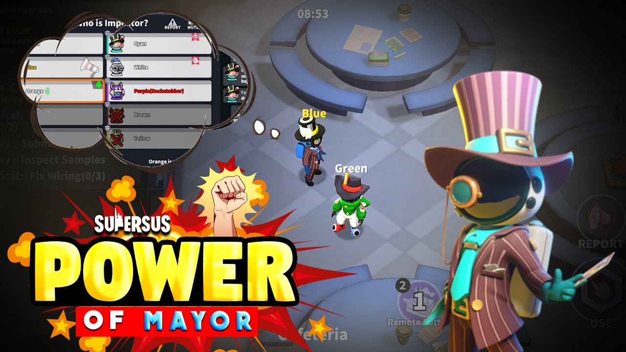 Power of Mayor 💪😎 Super Sus Mayor Gameplay |#supersus #mobilegame #gamplayvideo #virus