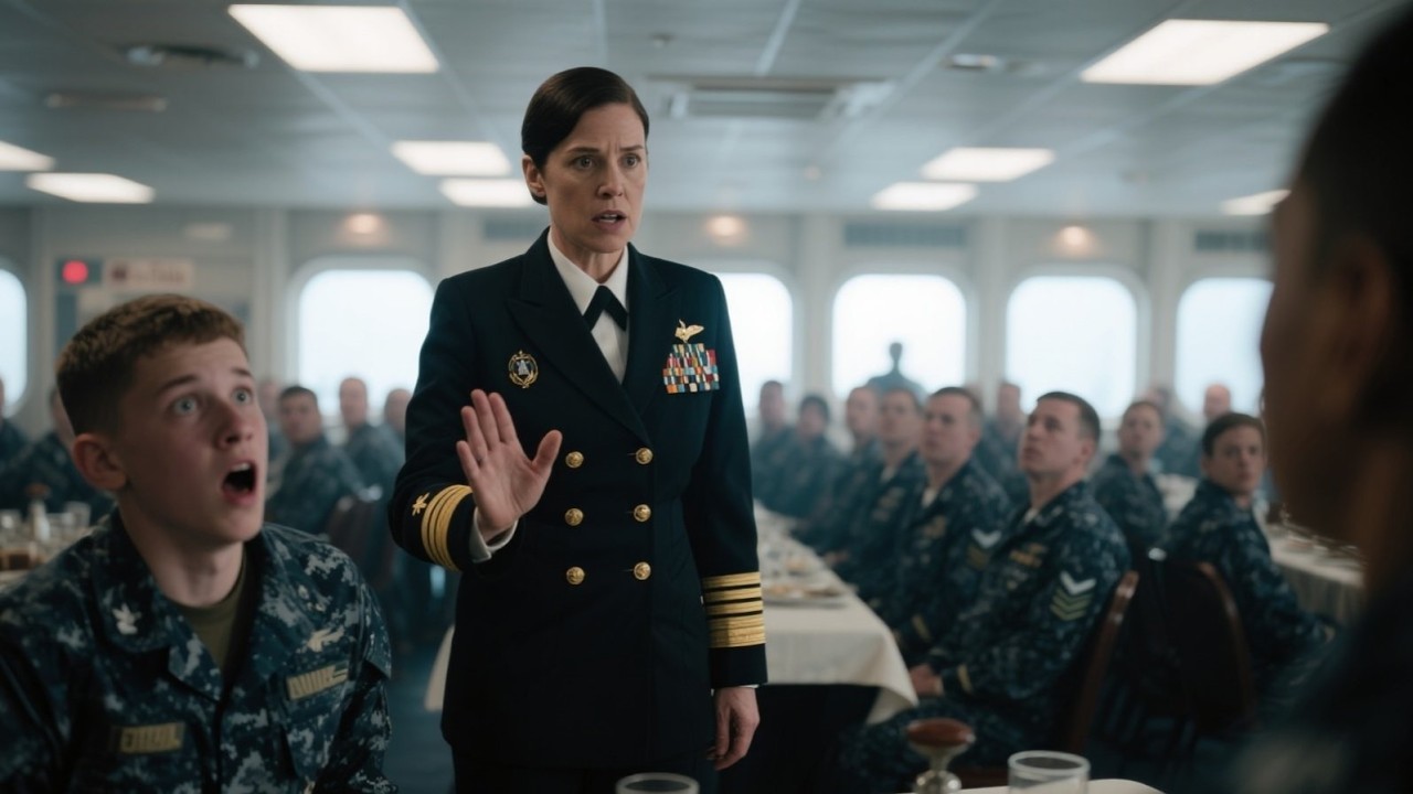You Brat!” a Recruit Pushed Her at Chow — Then Realized She Was His Admiral | Emotional Stories