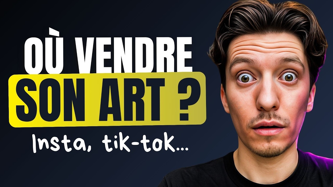 Tu postes au mauvais endroit : voici où vendre ton art (en 2026)