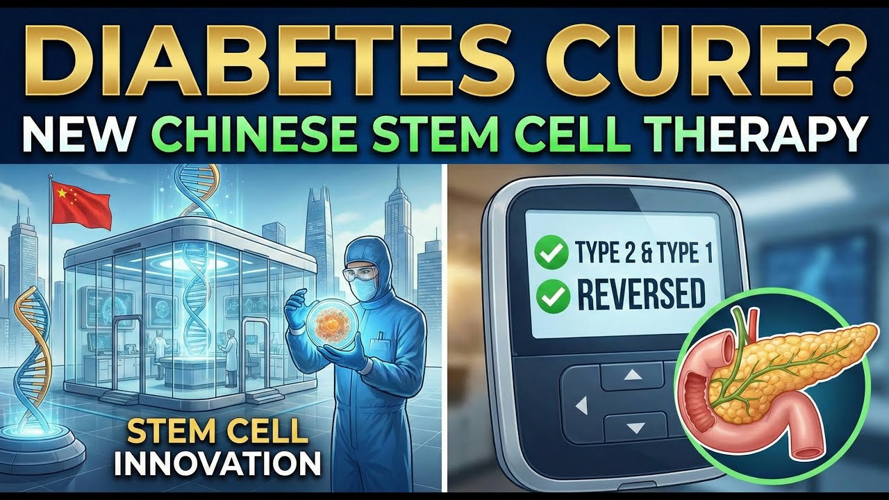 China's Stem Cell Cure for Type 2 & 1 Diabetes: 2026 Breakthrough & Latest Updates!