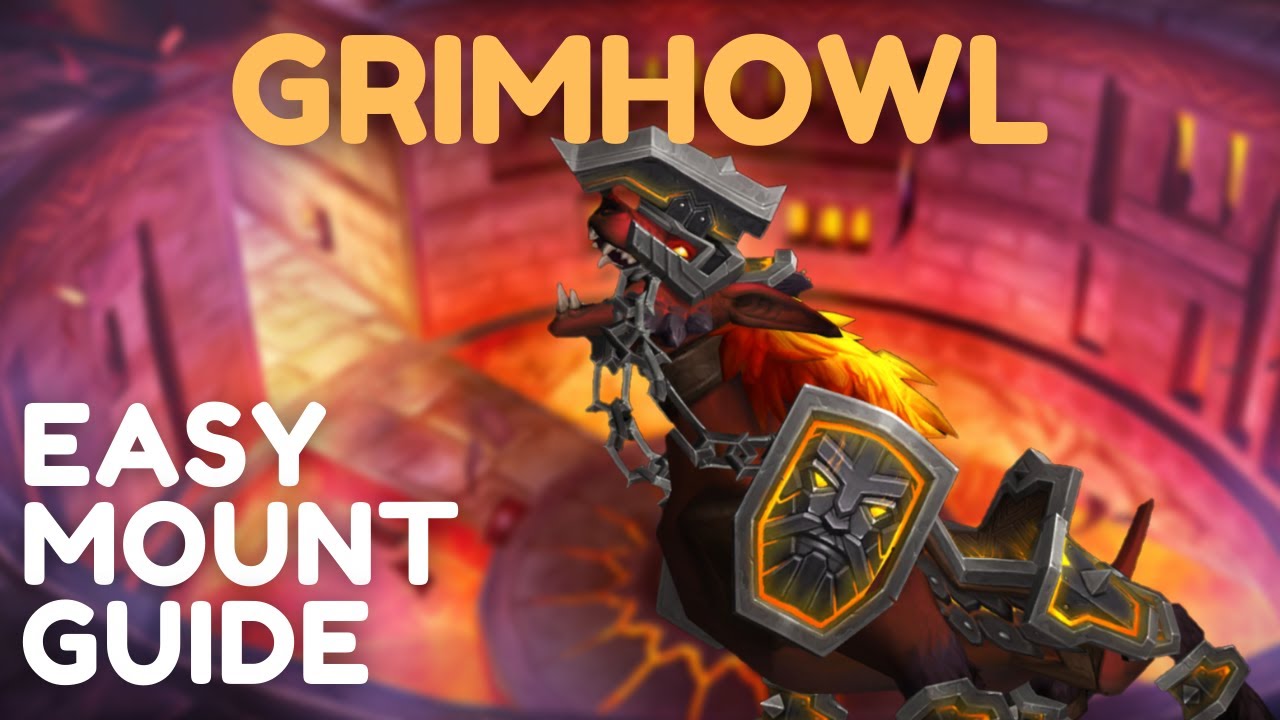How to Get Grimhowl Mount & Dark Iron Dwarf Heritage Weapon Transmog in 9.2.5 Shadowlands Flamewoof