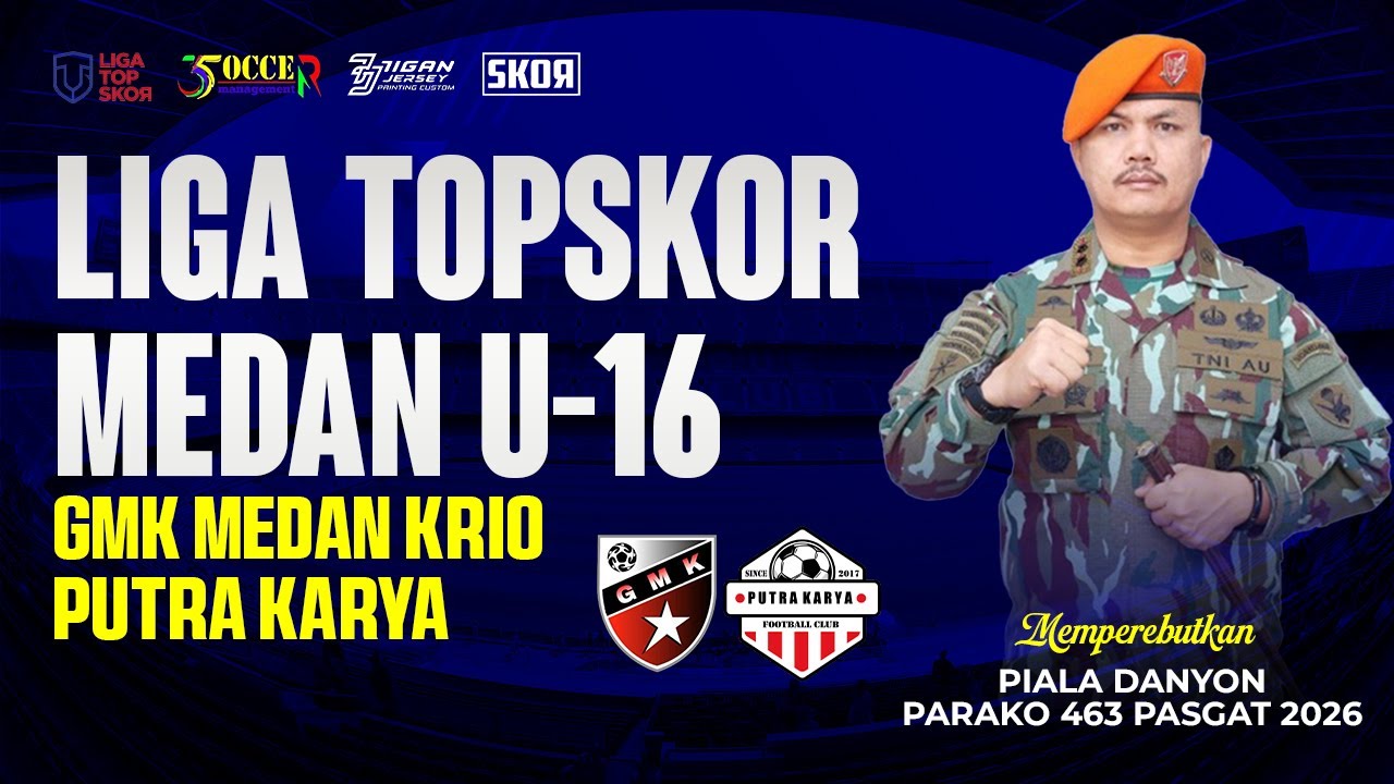 Liga Top Skor Medan U-16 : Generasi Medan Krio vs Putra Karya Binjai