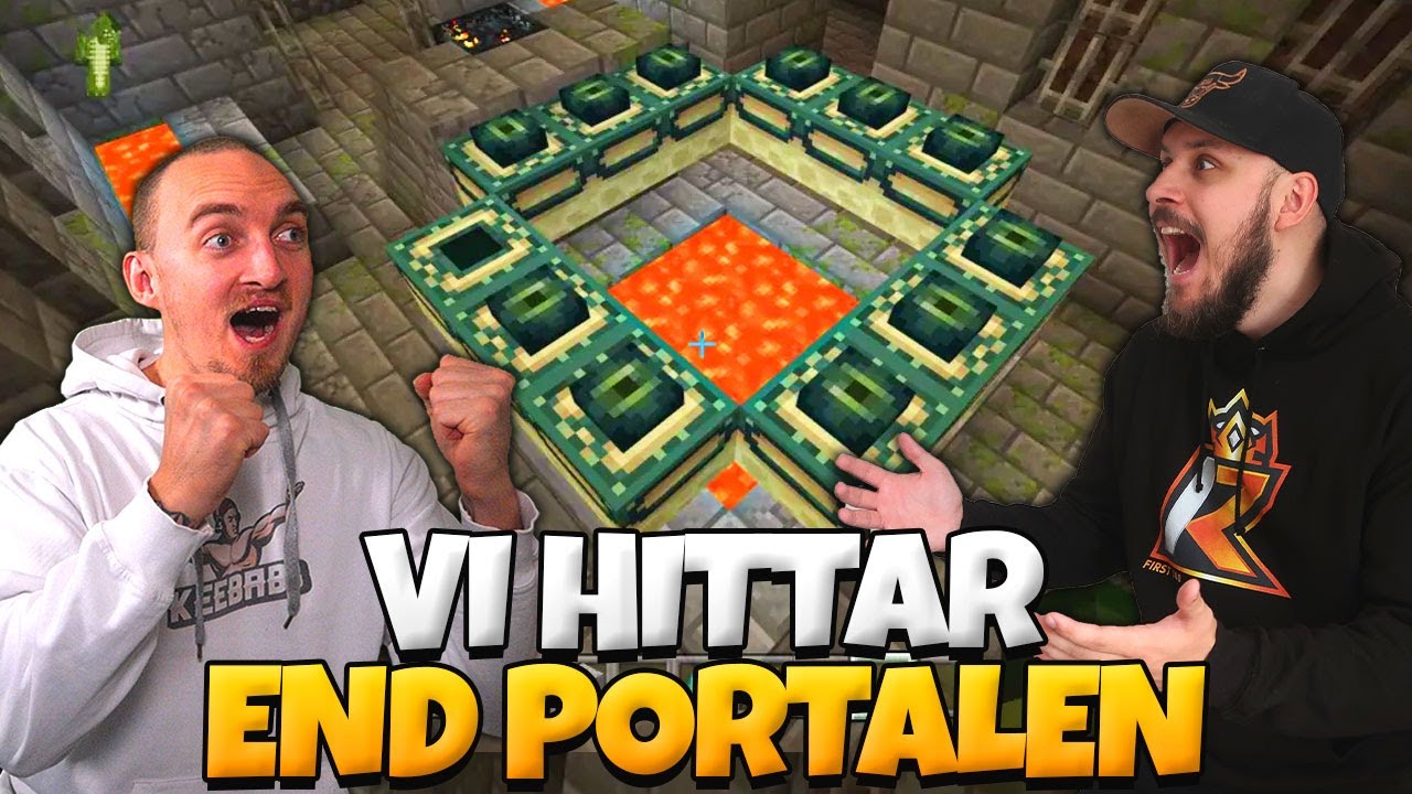 VI HITTAR ÄNTLIGEN END PORTALEN I MINECRAFT
