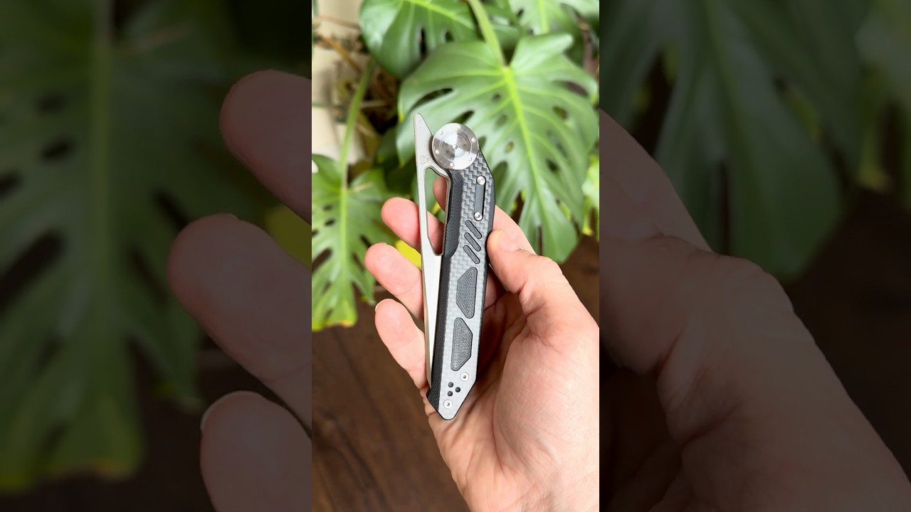 NOC DG04 Giant XL Huge Large Folder Carbon Fiber G10 440C Linerlock Knife #edc