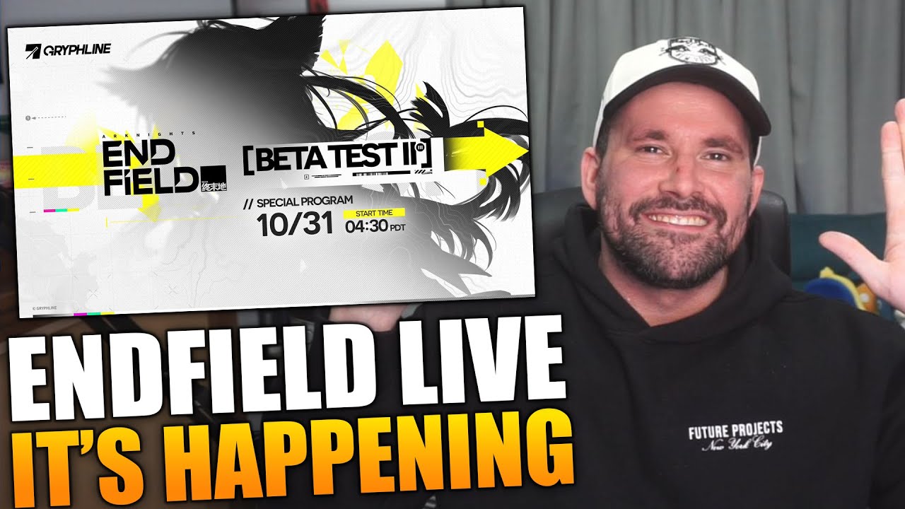 ENDFIELD TODAY! Arknights: Endfield Beta Live Stream Watchalong. It's Happening