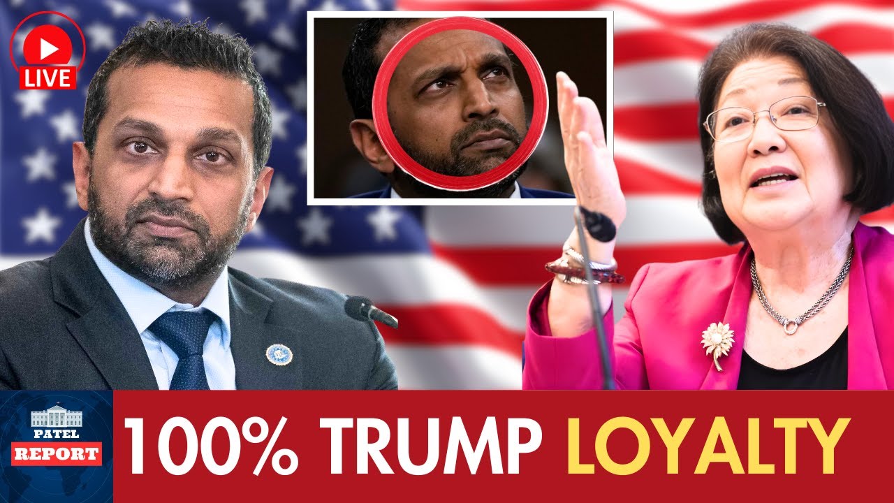 Mazie Hirono Asks Kash Patel ONE Question He Can't Answer - 5,000 FBI Agents GONE