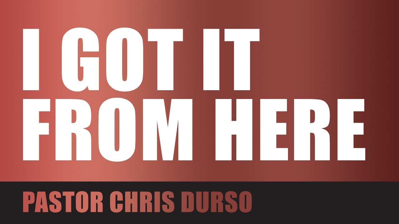 I Got It From Here :: October Surprise  | Pastor Chris Durso