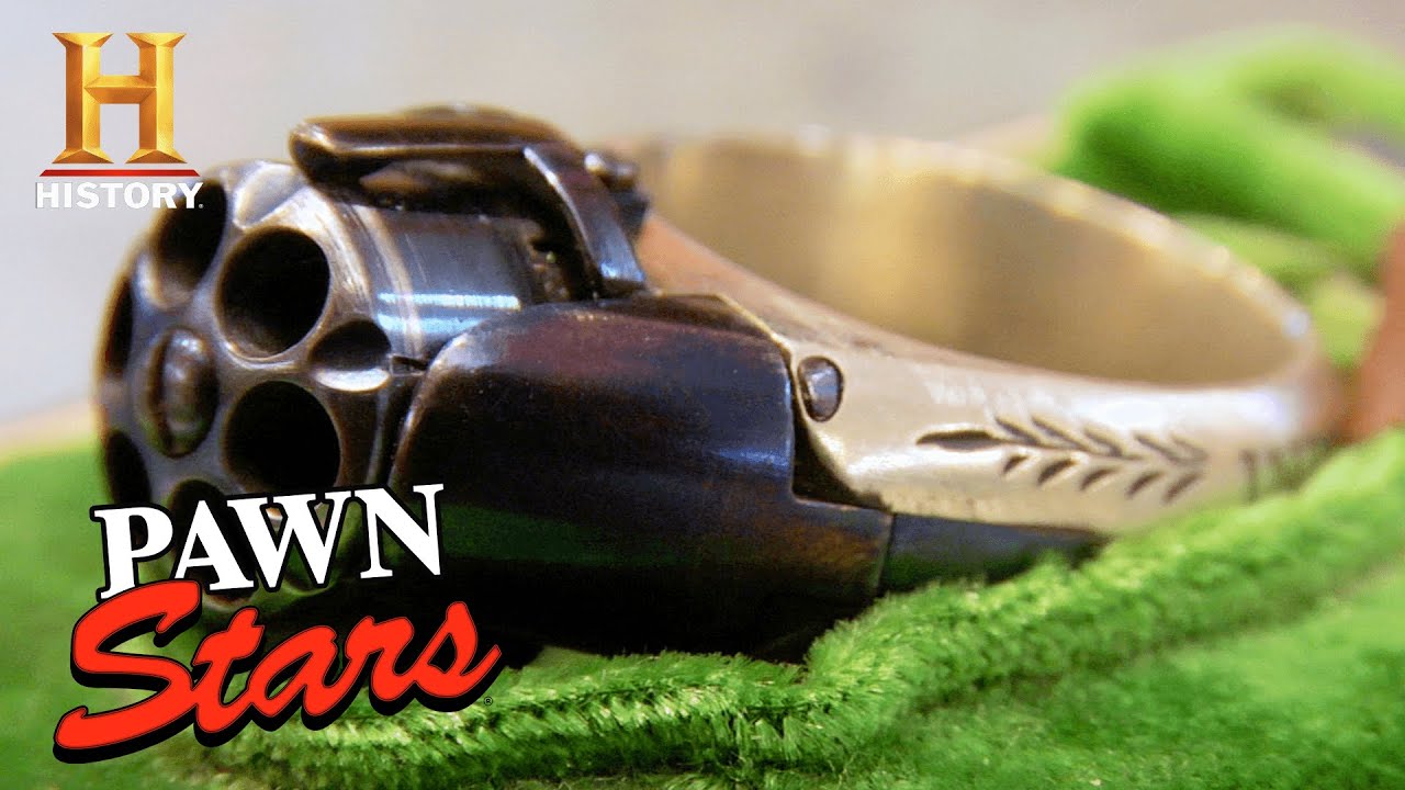 Stubborn Seller Refuses to Negotiate on Rare Pistol Ring (Season 4) | Pawn Stars