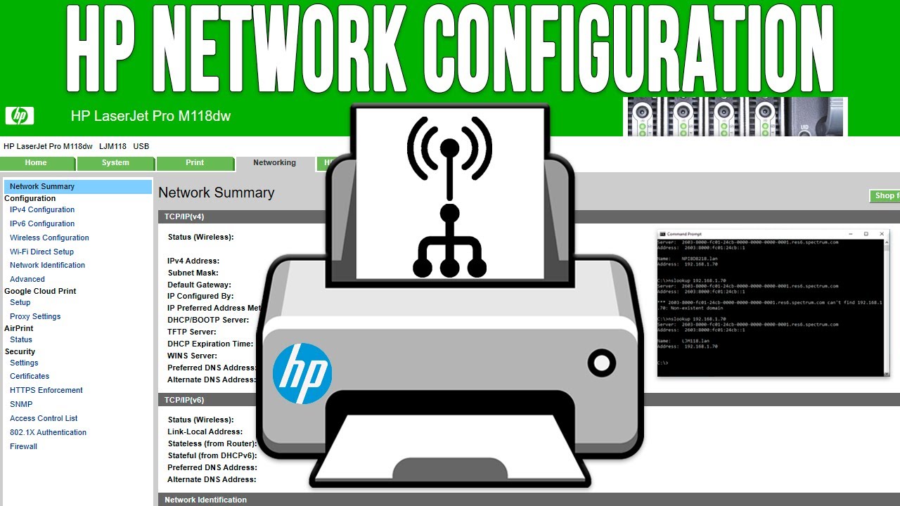 How to View and Configure the Network Settings on Your HP Printer