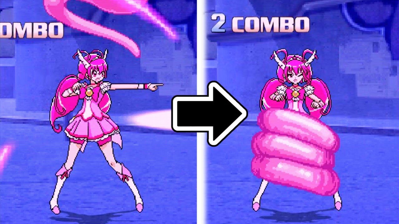 【Mugen】プリキュアたち vs 締め付けモンスター　Team Precure vs Binding Monster (Ryona)