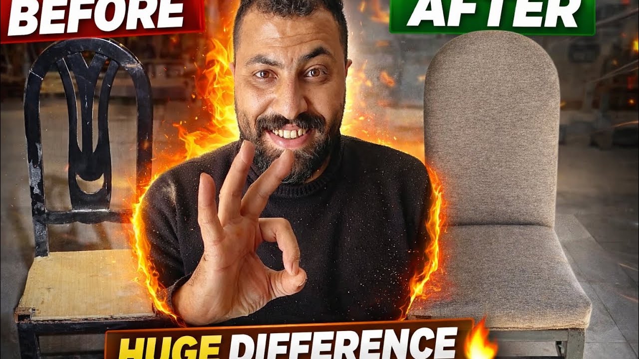 الكرسي ده كان هيترمي… شوف عملنا فيه إيه 😱 | From Trash ➜ Treasure 🔥