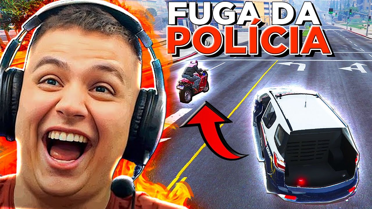 A PERSEGUIÇÃO MAIS ENGRAÇADA do GTA RP 😂 (Paulinho o LOKO)