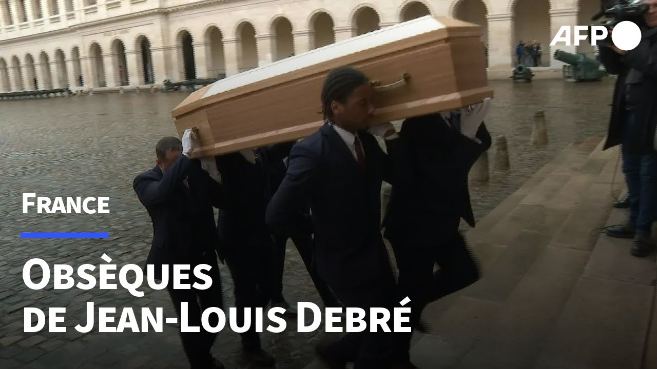 Obsèques de Jean-Louis Debré aux Invalides | AFP Images