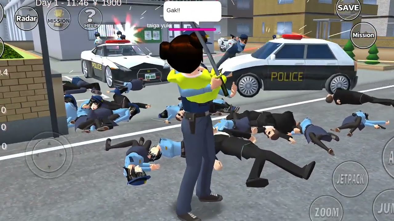 Mbak mami diculik | Sakura school simulator 