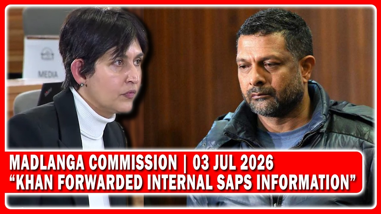 Madlanga Commission Evidence By Major General Feroz Khan &ldquo;Khan Forwarded Internal SAPS INFO&rdquo; PT3