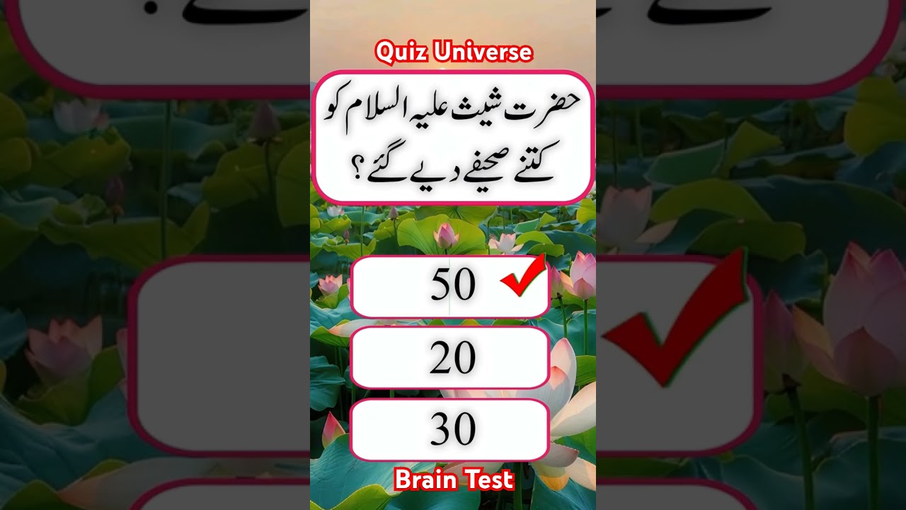 Quiz MCQs Questions Answers For Increasing Knowledge Brain Test 🧠