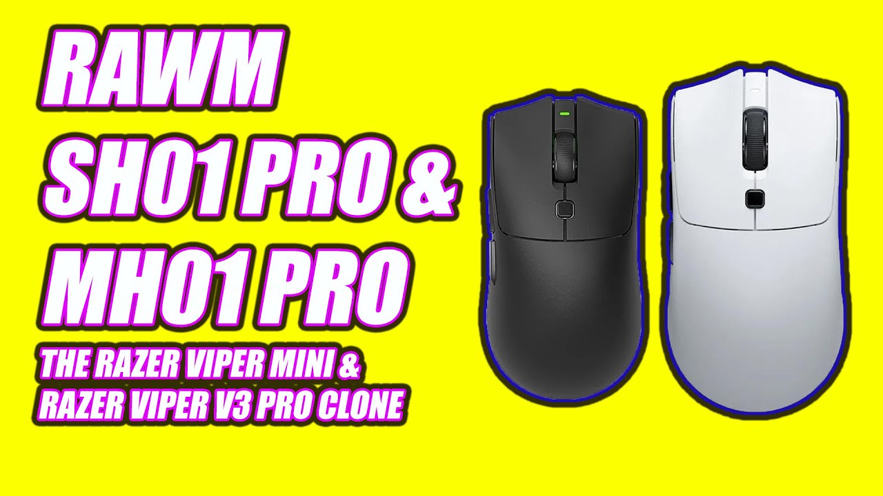 RAWM SH01 Pro and MH01 Pro Review (The Viper Mini and Viper V3 Pro Clones)