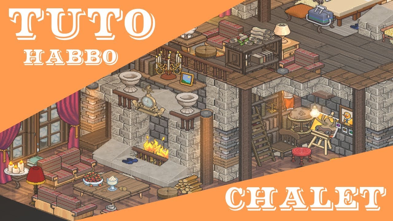 [TUTO HABBO]  COMMENT FAIRE UN CHALET  #30