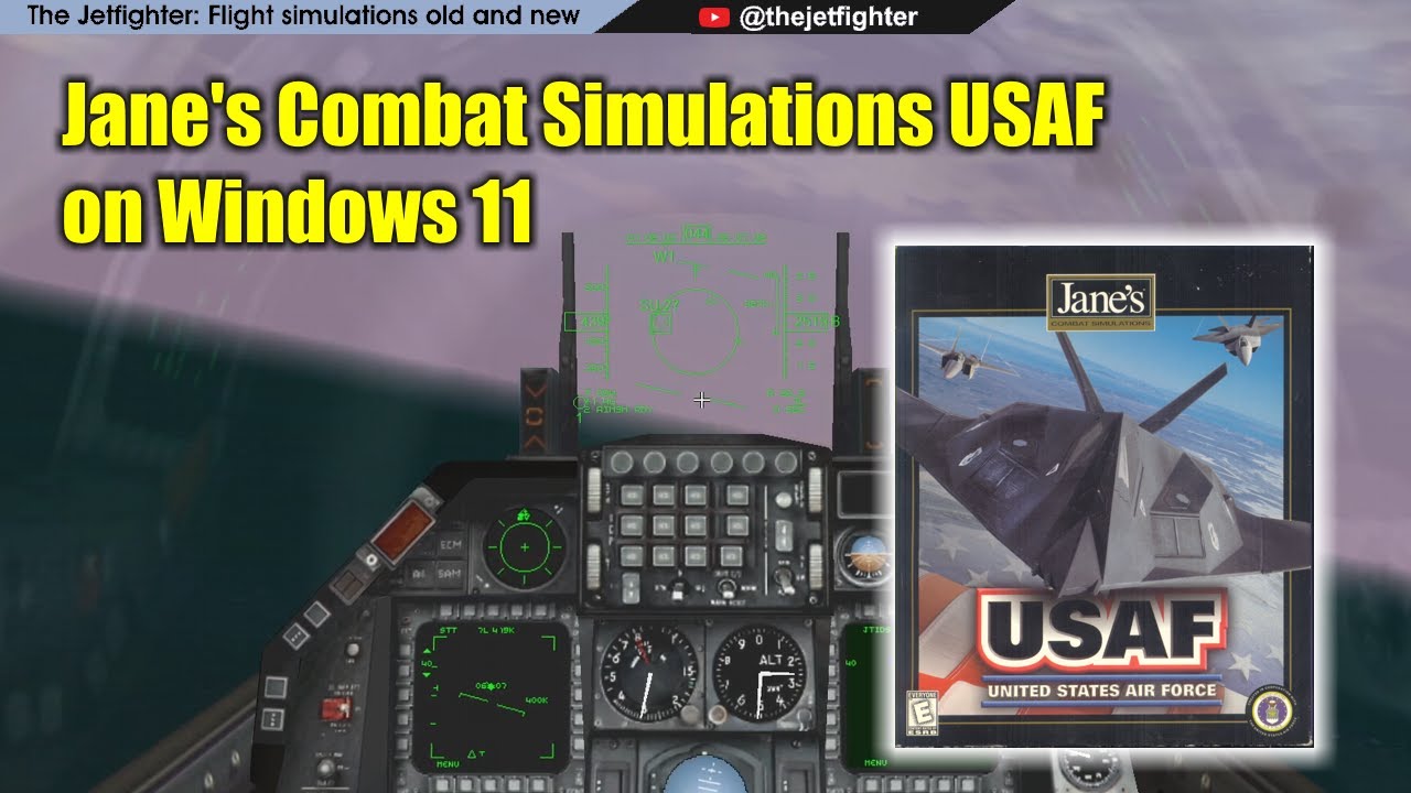 Боевые симуляторы Jane's Combat Simulations: геймплей ВВС США / Windows 11