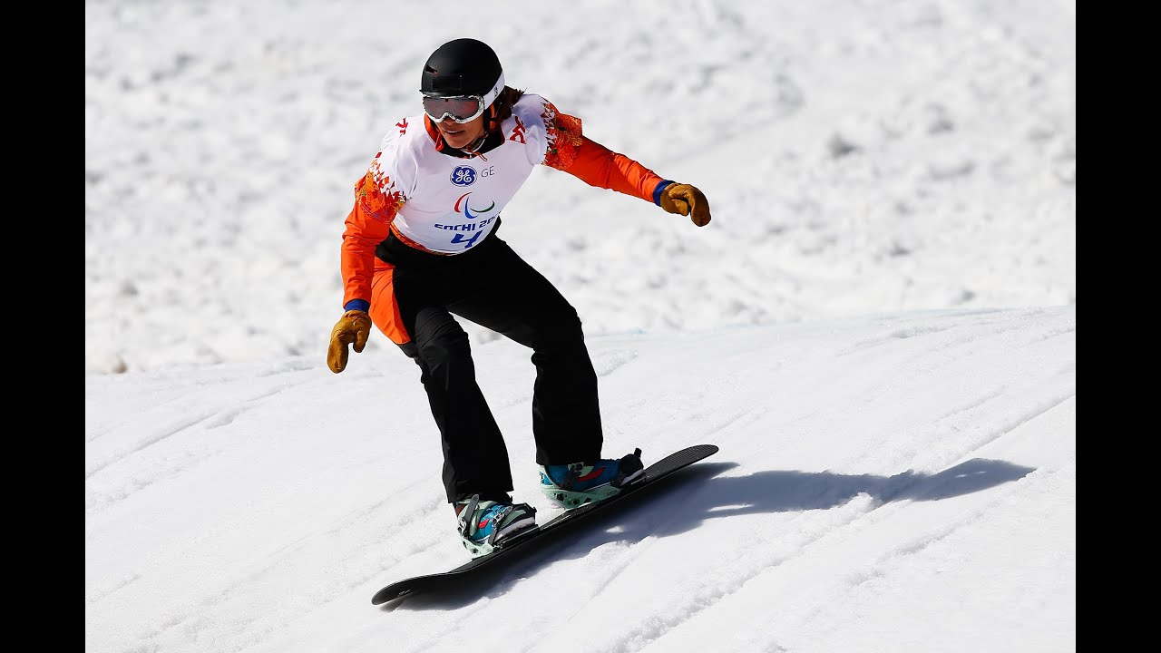 Bibian Mentel-Spee (3rd run) | Women's para snowboard cross | Alpine Skiing | Sochi 2014 Paralympics