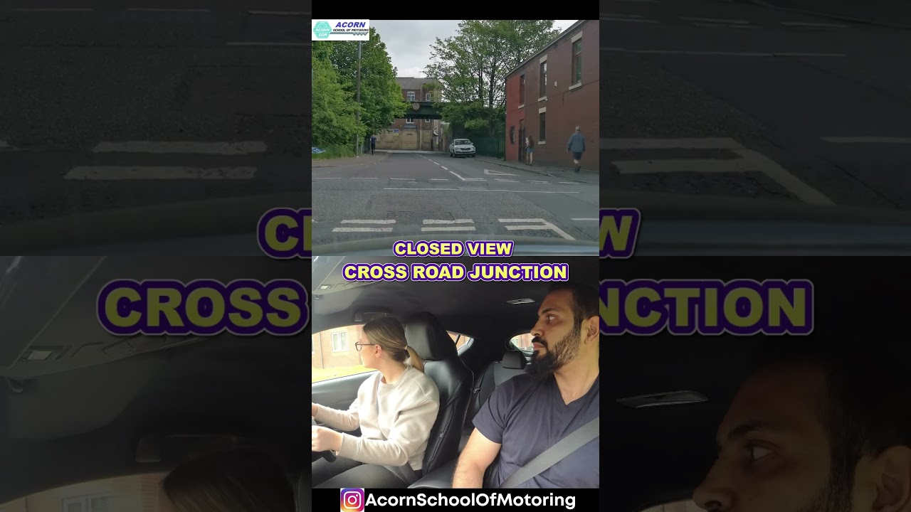 Closed View #crossroads #Junction #Good #Observation #Skills & #Forward #Planning #driving #lesson