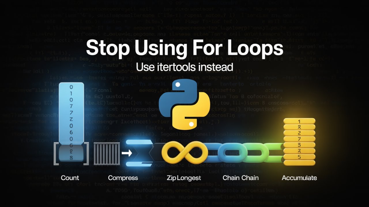 5 функций Itertools, которые понадобятся разработчикам на Python в 2025 году