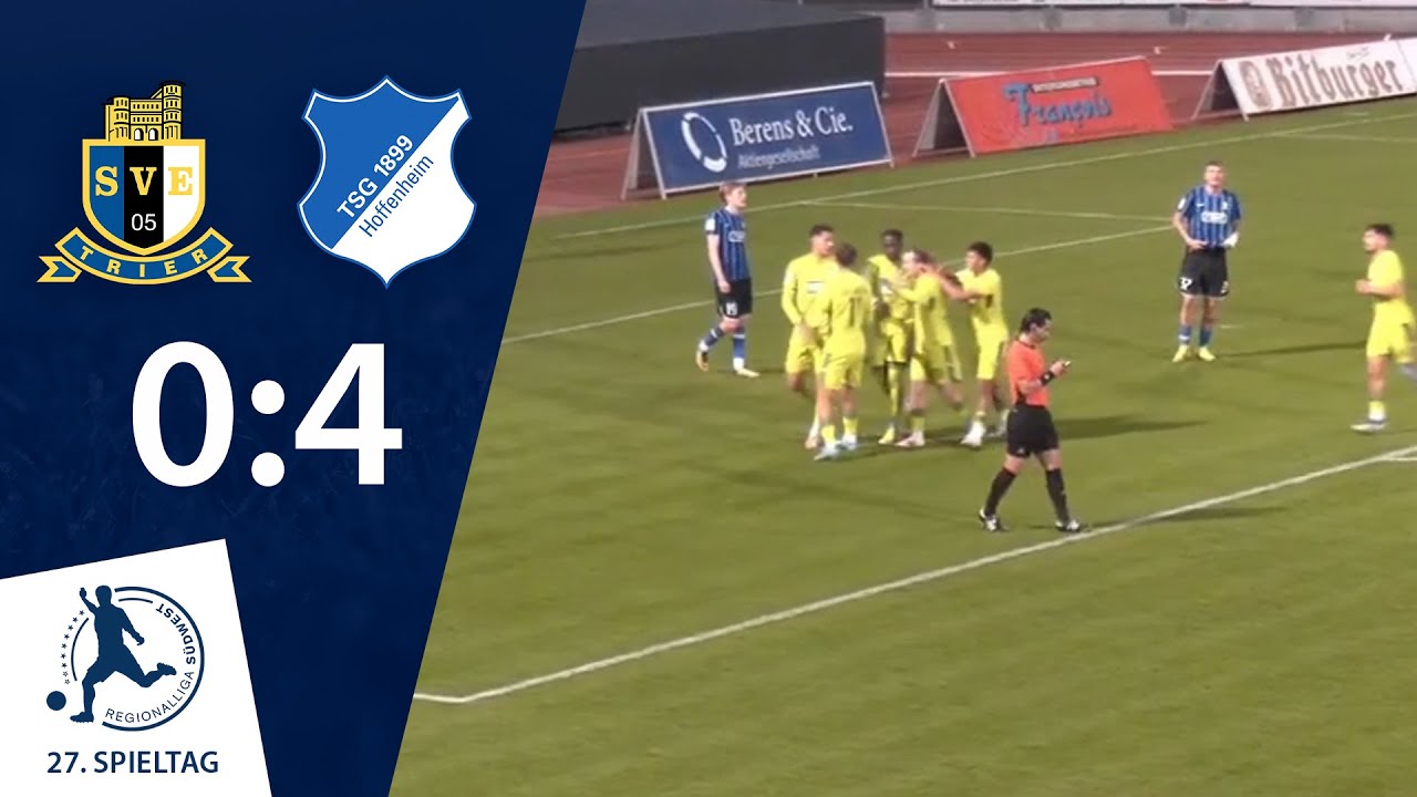 Viertes Spiel in Folge zu Null | SV Eintracht Trier - TSG Hoffenheim II | 27. Spieltag RLSW