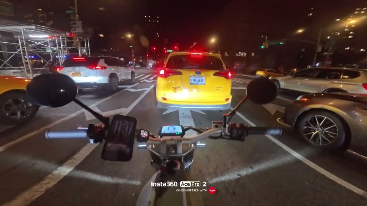 Main Streets on a Motorcycle LAND Electric Motorcycle /NYC