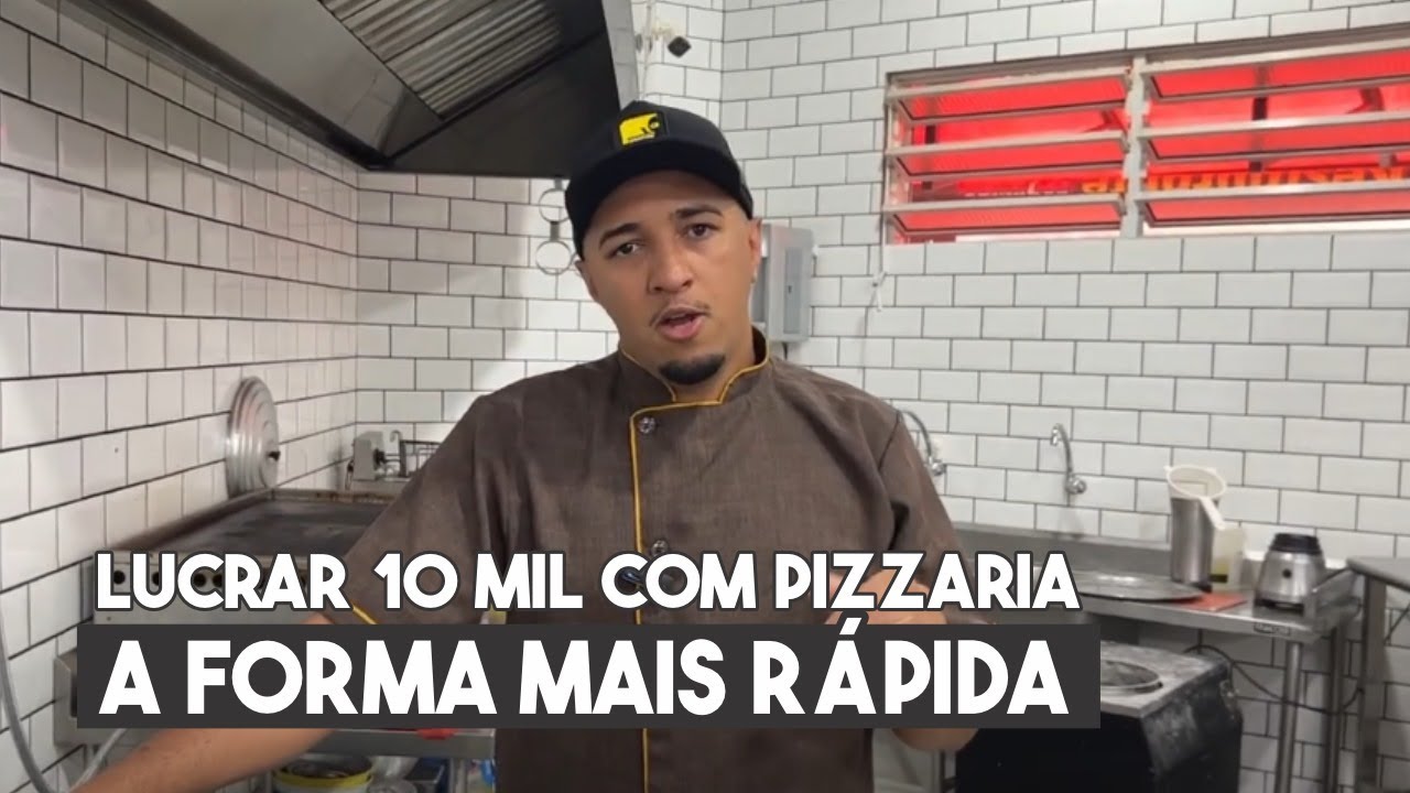 Como lucrar 10 mil com pizzaria  Delivery mesmo come&ccedil;ando do zero, mesmo come&ccedil;ando em casa