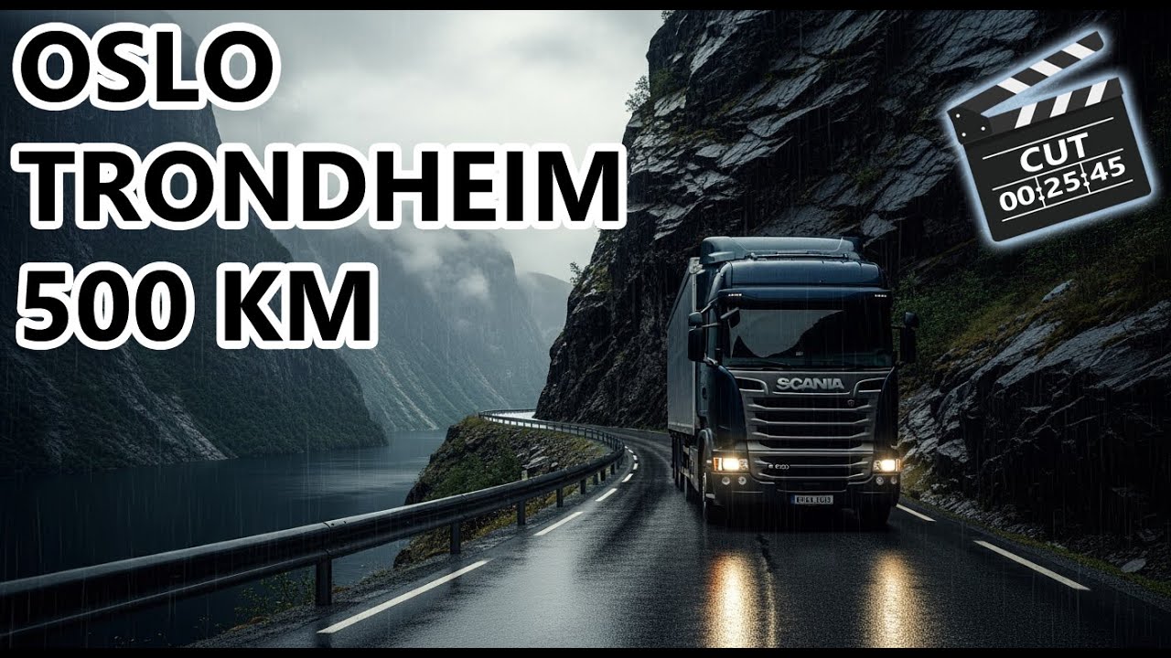ETS2 Deutsch : Oslo nach Trondheim ASMR | Deutsch - ProMods, Gameplay, Snowymoon.