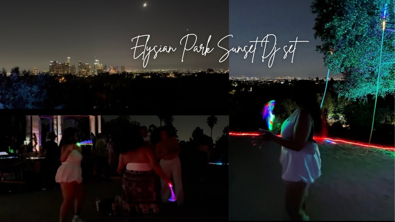 Weekend Vlog: Elysian Park Sunset DJ Set and Pizza Making with friends!