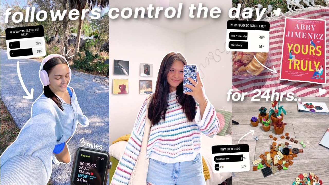 LETTING MY INSTAGRAM FOLLOWERS CONTROL MY DAY VLOG