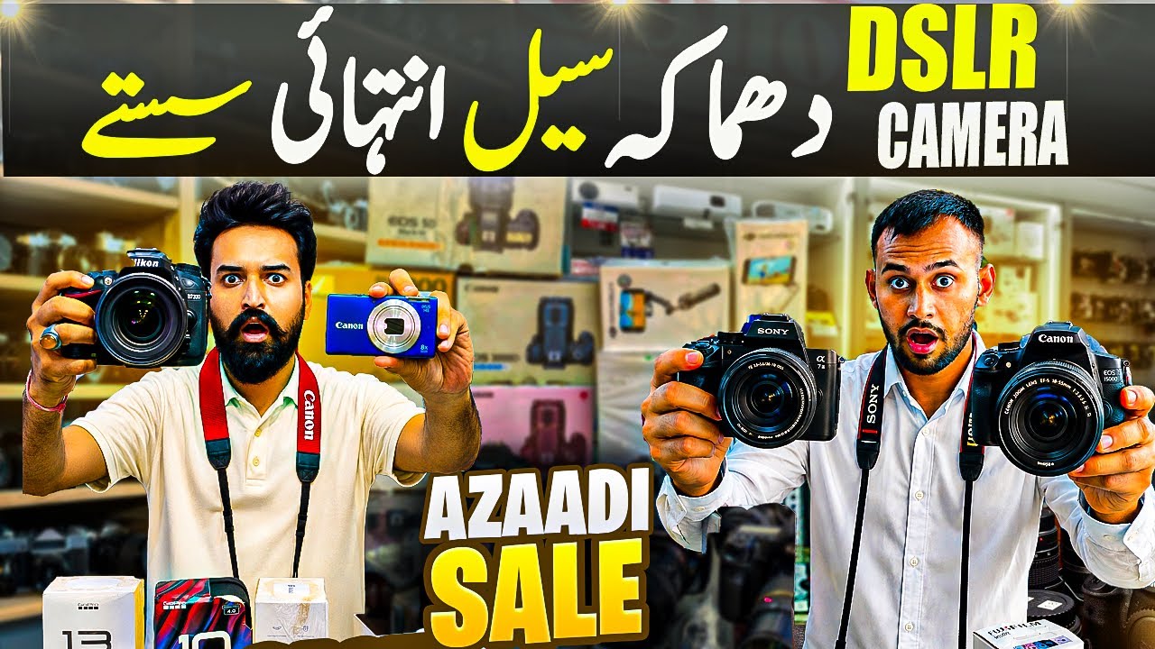 DSLR Camera Price in Karachi 2026 | Canon, Nikon, Sony, GoPro | Camera Market Karachi Pakistan