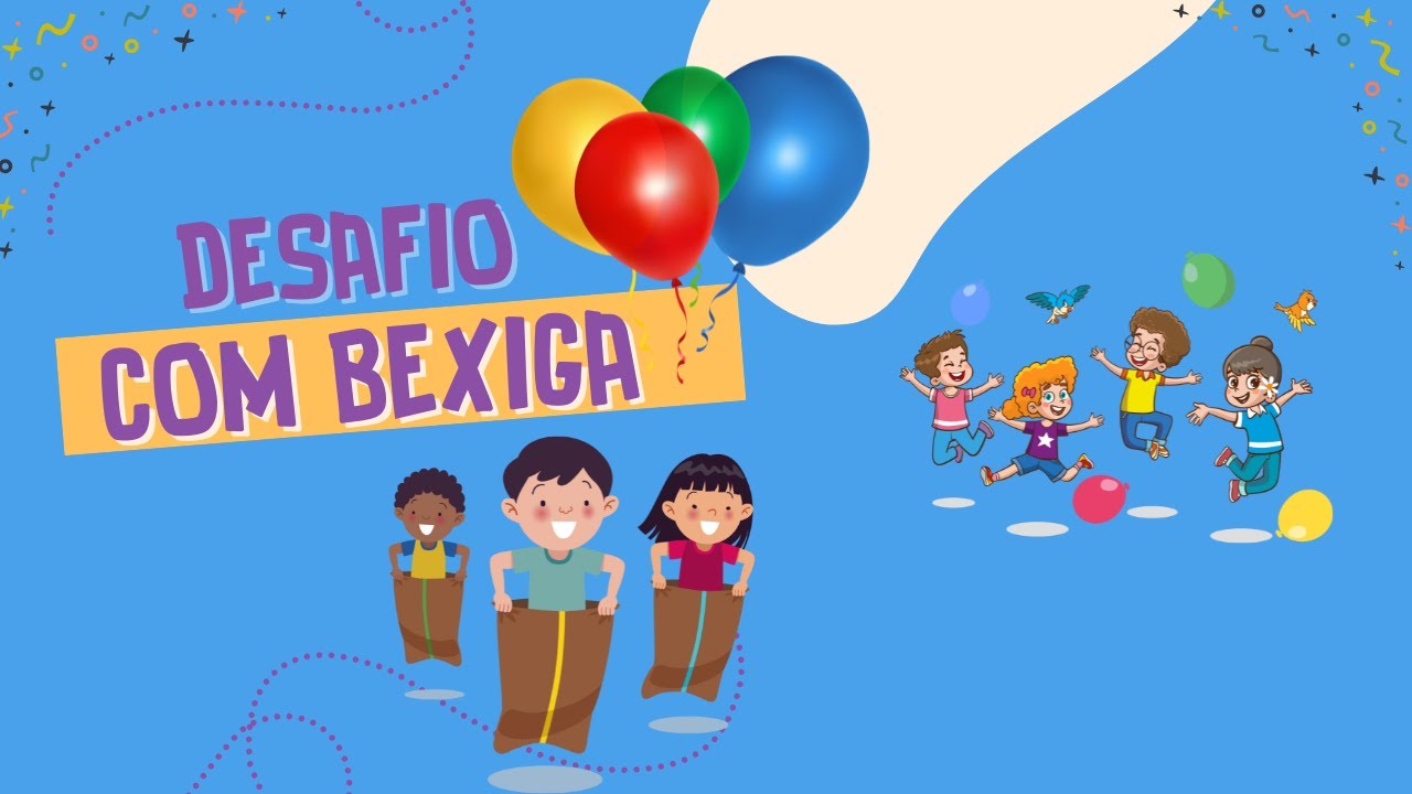 Criança e Movimento!  2 DESAFIOS PARA REALIZAR EM CASA COM BEXIGA.
