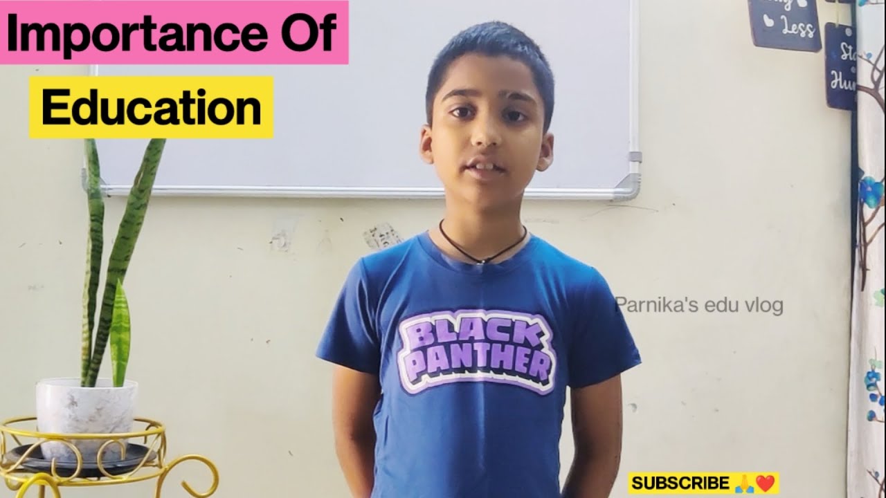 Speech on Importance of Education 💪